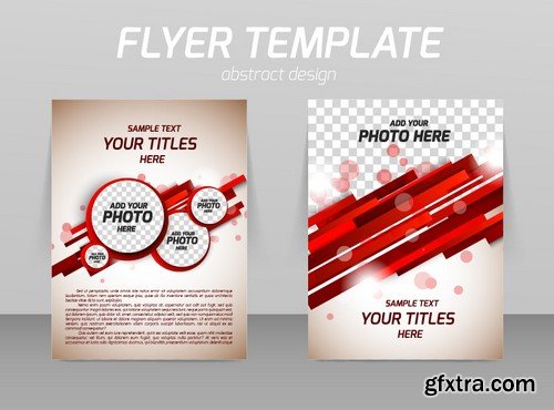 Stock Vectors - Business Flyer Template 4, 25xEPS