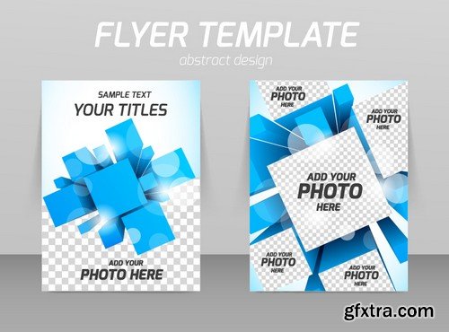 Stock Vectors - Business Flyer Template 4, 25xEPS