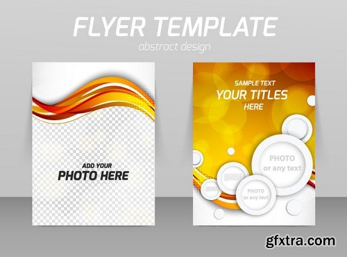 Stock Vectors - Business Flyer Template 4, 25xEPS