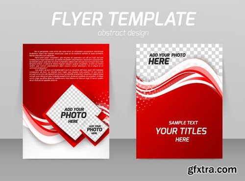 Stock Vectors - Business Flyer Template 4, 25xEPS