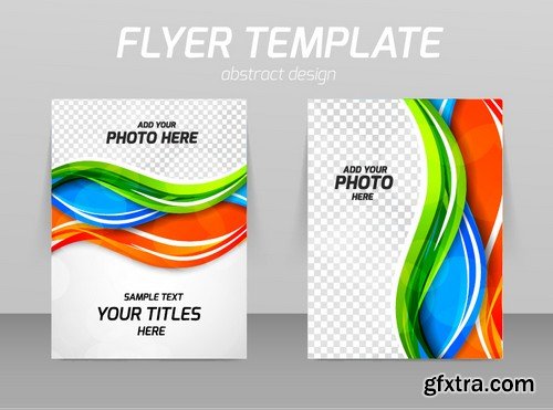 Stock Vectors - Business Flyer Template 4, 25xEPS