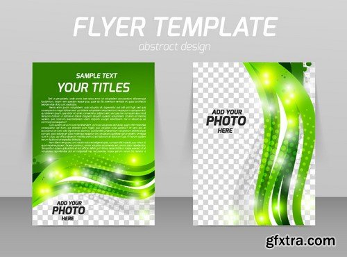 Stock Vectors - Business Flyer Template 4, 25xEPS