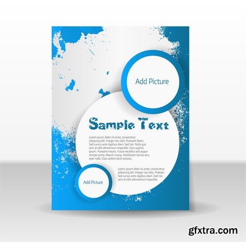 Stock Vectors - Business Flyer Template 4, 25xEPS