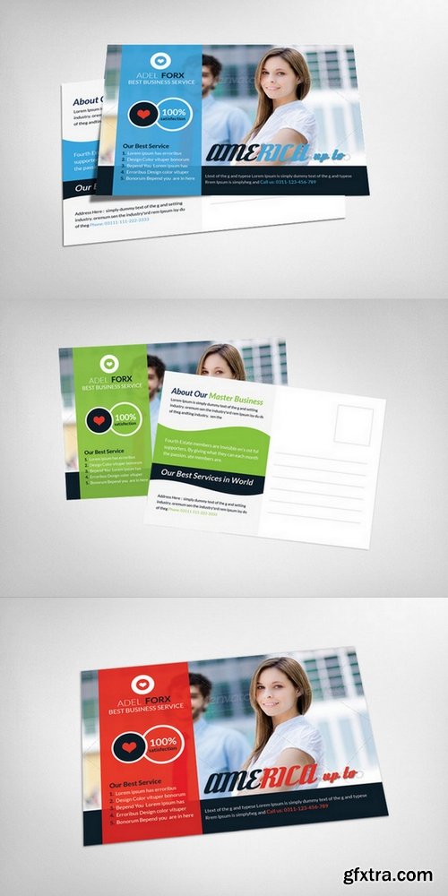 Global Business Postcard Template - CM 147258