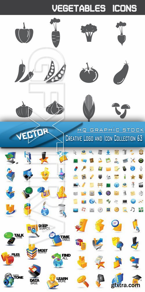 Stock Vector - Creative Logo and Icon Collection 63