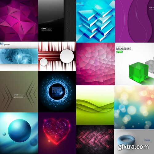 Abstract Background Collection#48 - 25 Vector