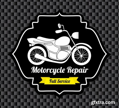 Collection of logos motorcycles 25 Eps