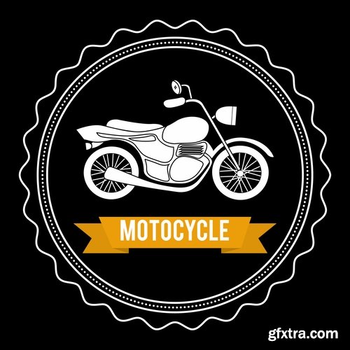 Collection of logos motorcycles 25 Eps