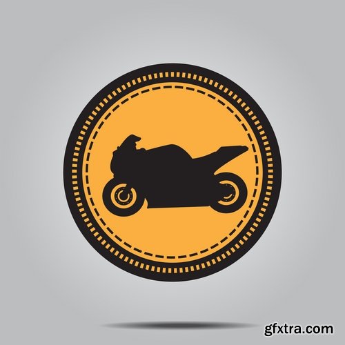 Collection of logos motorcycles 25 Eps