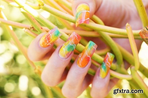 Collection of creative female manicure #2-25 UHQ Jpeg