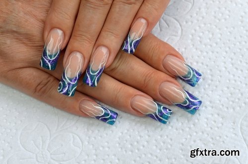 Collection of creative female manicure #2-25 UHQ Jpeg