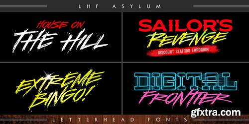 LHF Asylum Font - Font $53