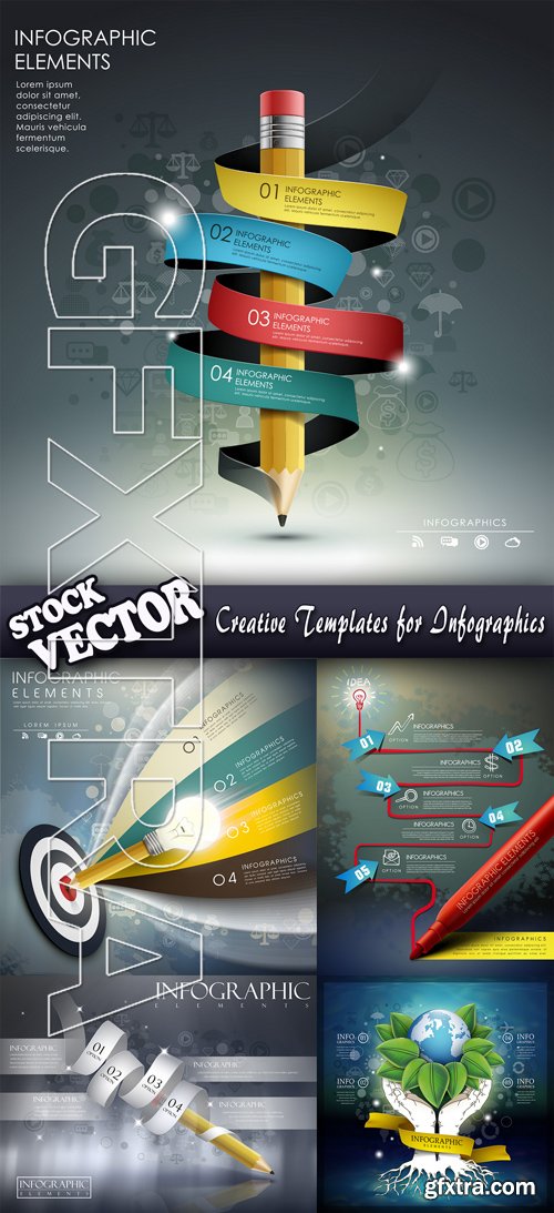 Stock Vector - Modern & Creative Templates for Infographics