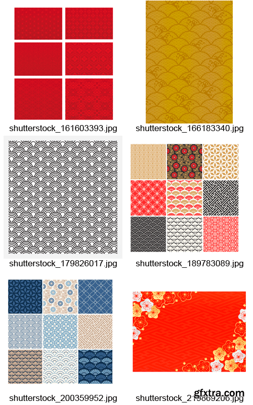 Amazing SS - Japanese Patterns, 25xEPS