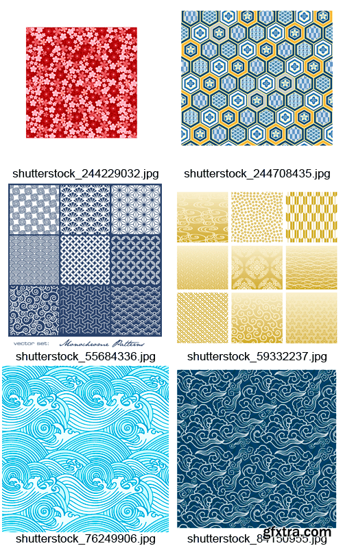 Amazing SS - Japanese Patterns, 25xEPS