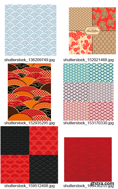 Amazing SS - Japanese Patterns, 25xEPS