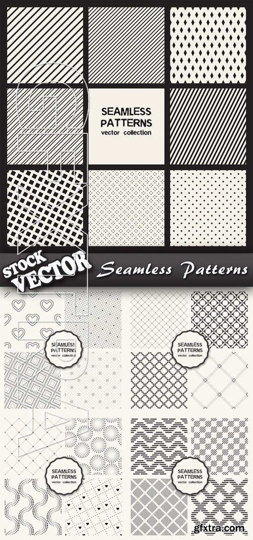 Stock Vector - Seamless Patterns