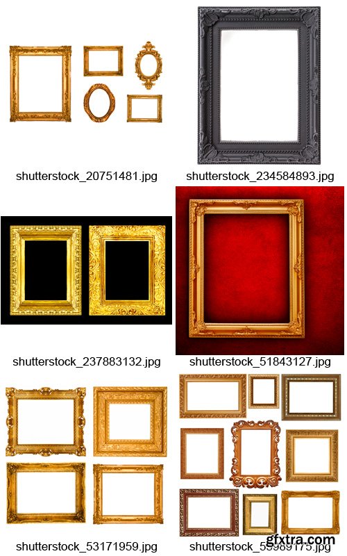 Amazing SS - Vintage Ornate Frames, 25xJPGs