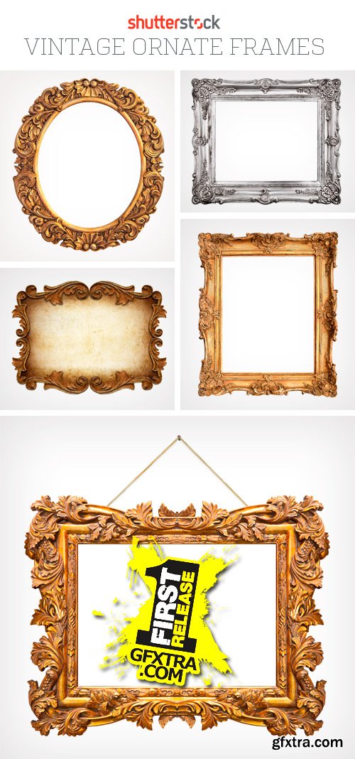 Amazing SS - Vintage Ornate Frames, 25xJPGs