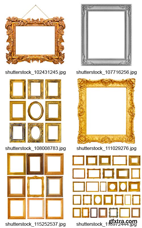 Amazing SS - Vintage Ornate Frames, 25xJPGs