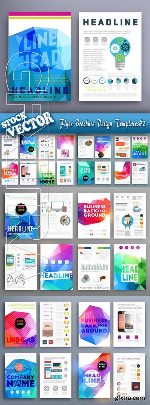 Stock Vector - Flyer Brochure Design Templates#2