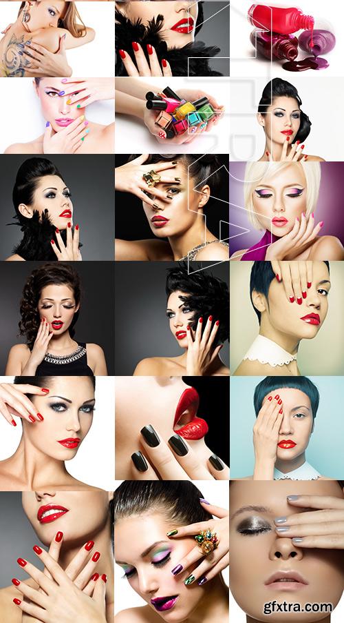 Fashion Makeup and Manicure 3, 25xJPG