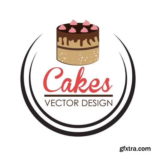 Vector - Bakery Design - Cakes