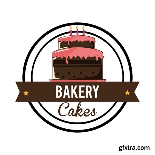 Vector - Bakery Design - Cakes