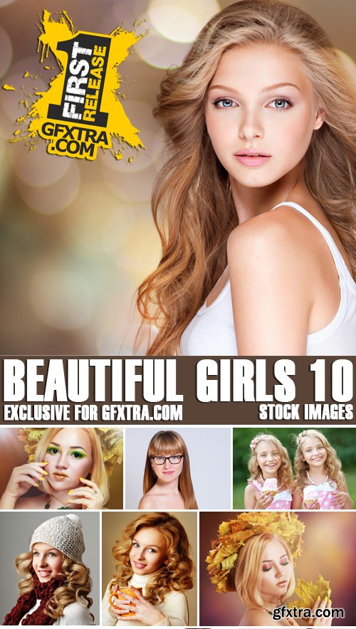 Stock Photos - Beautiful Girls 10, 25xJPG