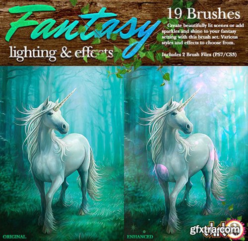 Photoshop Brushes - Fantasy Lighting