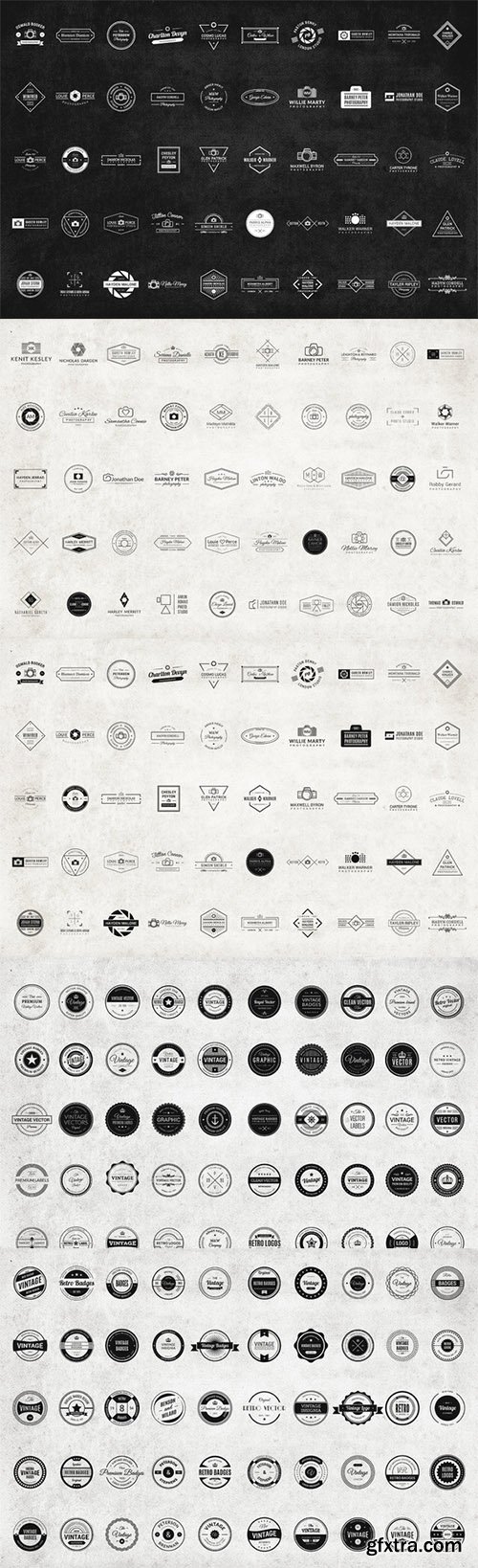 300 Logos & Badges