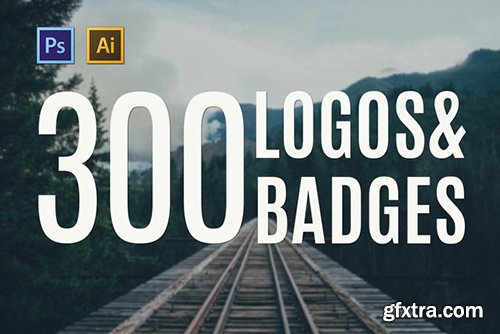 300 Logos & Badges