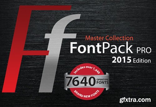 FontPack Pro Master Collection 7640 Fonts