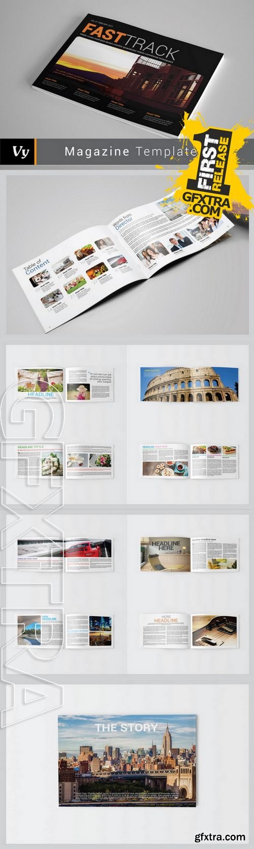 Magazine Template vol. 02 - CM 146417