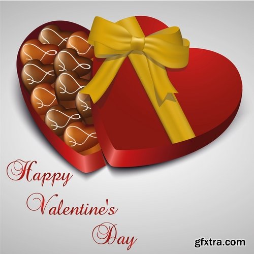 Collection flyers Happy Valentine\'s Day #6-25 Eps