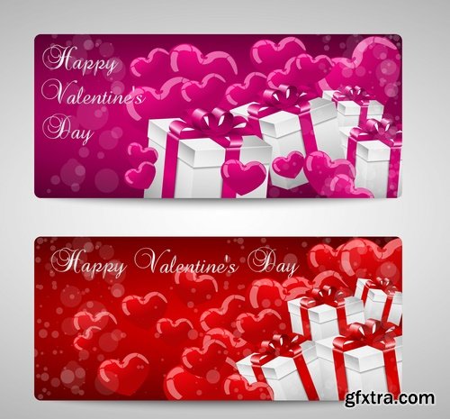 Collection flyers Happy Valentine\'s Day #6-25 Eps