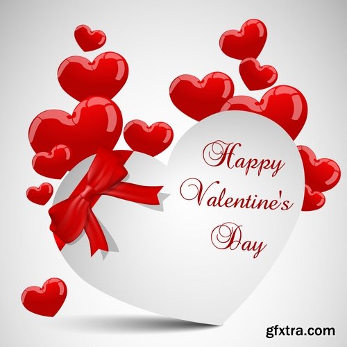 Collection flyers Happy Valentine\'s Day #6-25 Eps