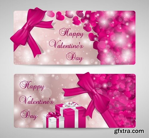 Collection flyers Happy Valentine\'s Day #6-25 Eps