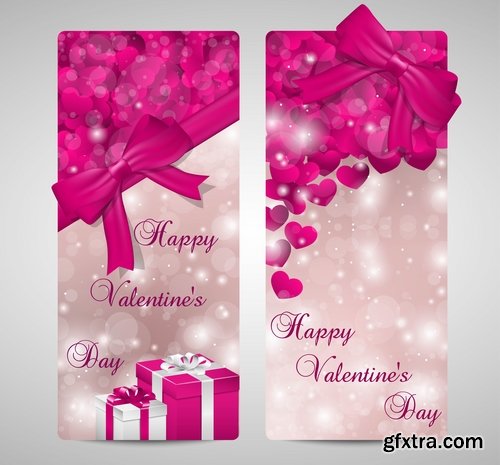 Collection flyers Happy Valentine\'s Day #6-25 Eps