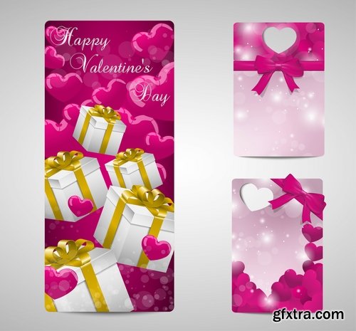 Collection flyers Happy Valentine\'s Day #6-25 Eps