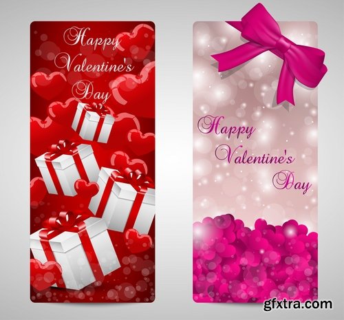 Collection flyers Happy Valentine\'s Day #6-25 Eps