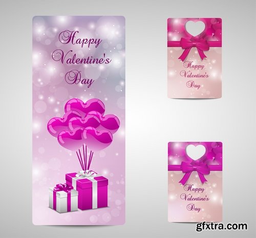 Collection flyers Happy Valentine\'s Day #6-25 Eps