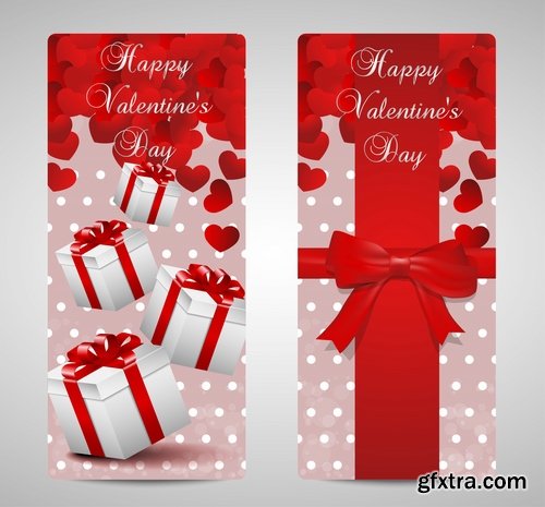 Collection flyers Happy Valentine\'s Day #6-25 Eps