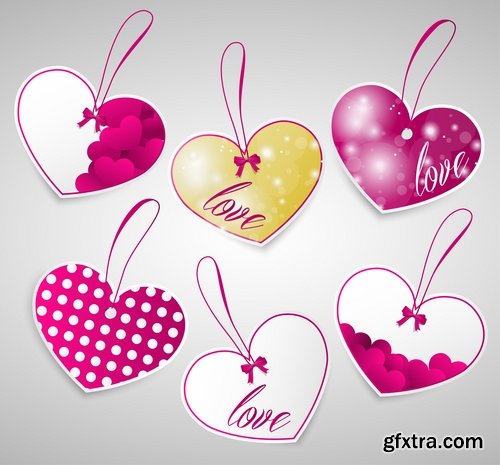 Collection flyers Happy Valentine\'s Day #6-25 Eps