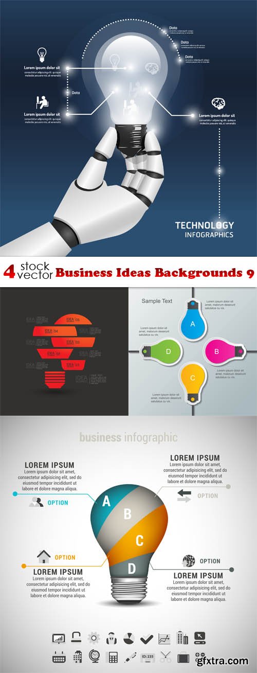 Vectors - Business Ideas Backgrounds 9