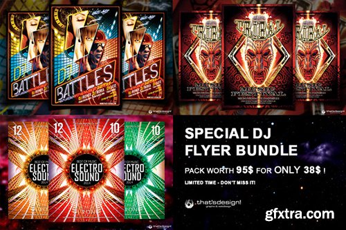 15 Special DJ Flyer Bundle + Bonus