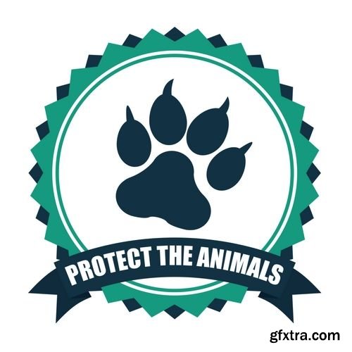 Vector - Save the Animals Design