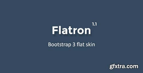 CodeCanyon - Flatron v1.1 - Bootstrap 3 Flat Theme