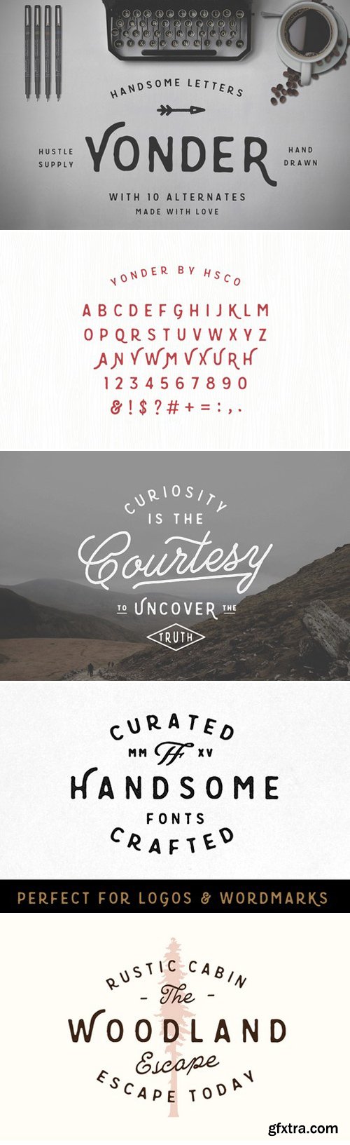 CM - Yonder - Hand Drawn Font