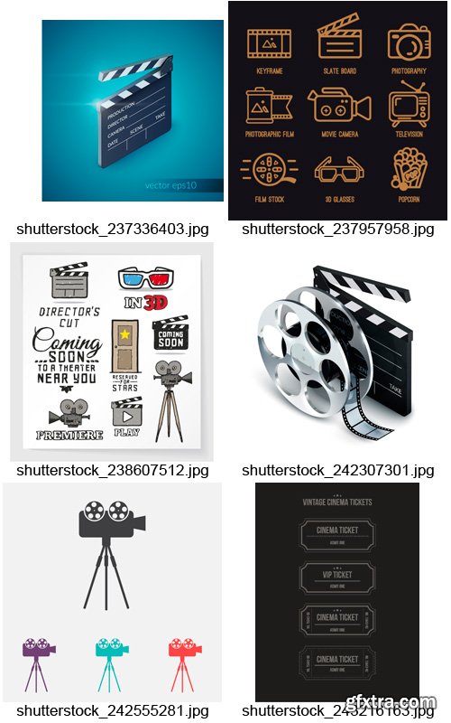 Amazing SS - Movie Design Elements, 25xEPS